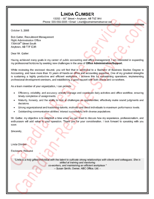 Administrative assistant cover letter for resume