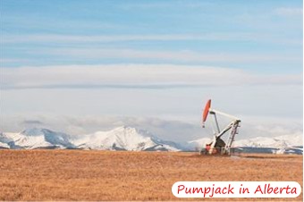 Oil Pumpjack in Alberta