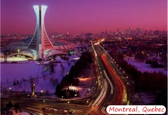 Montreal, Quebec at Night