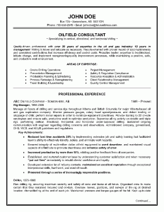 Canadian Format Resume or on the image to view this example of a oilfield consultant resume