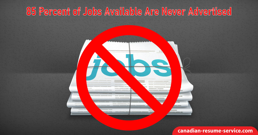 85 Percent of Jobs Available Are Never Advertised
