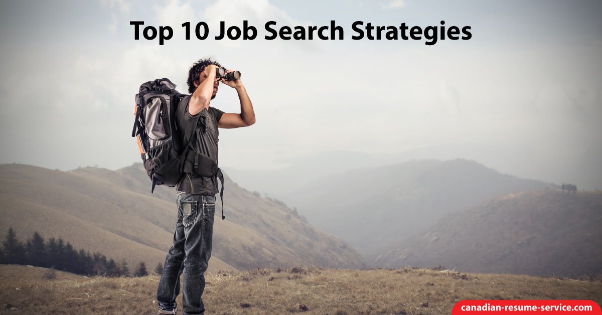 View of Top 10 Job Search Strategies