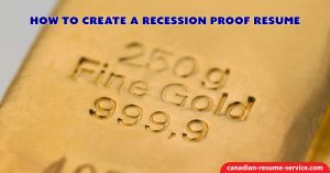 How to Create a Recession Proof Resume