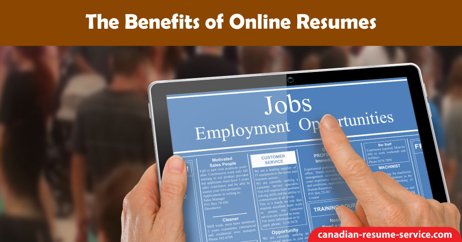 The Benefits of Online Resumes