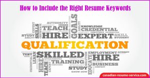 How to Include the Right Resume Keywords