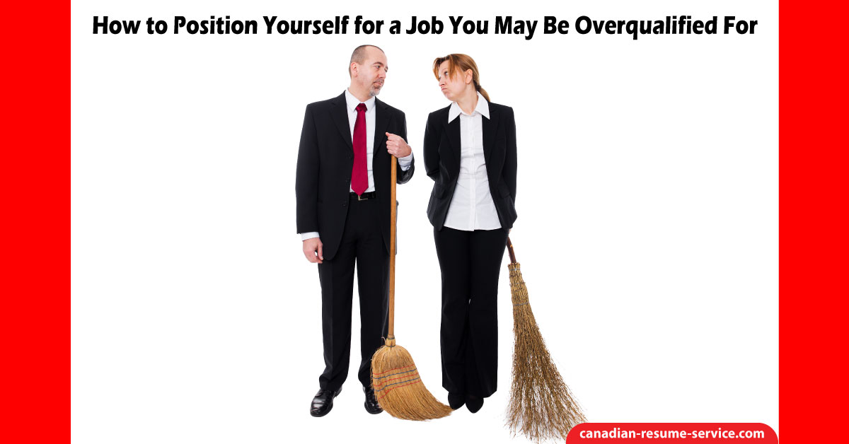 What is being overqualified for a job