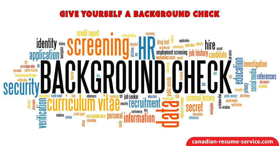 Give Yourself a Background Check
