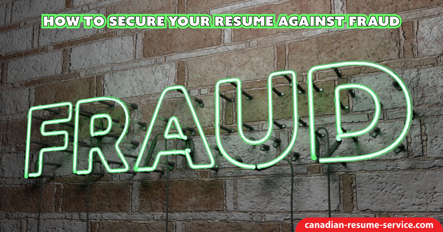How to Secure Your Resume Against Fraud