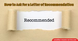 How to Ask for a Letter of Recommendation