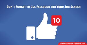 Don't Forget to Use Facebook for your Job Search